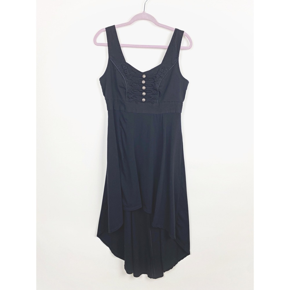 Royal Bones by Tripp Rope Bodice Hi-Low Dress Large Goth